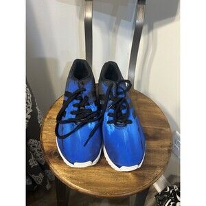 Adidas ZX Flux Torsion Men’s Shoes Size 9.5 Blue And Back White Soles 10/10